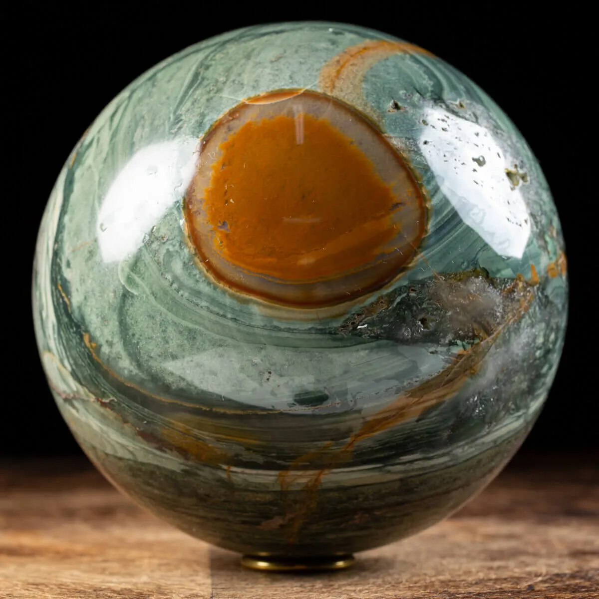 Sfera in Agata policromo