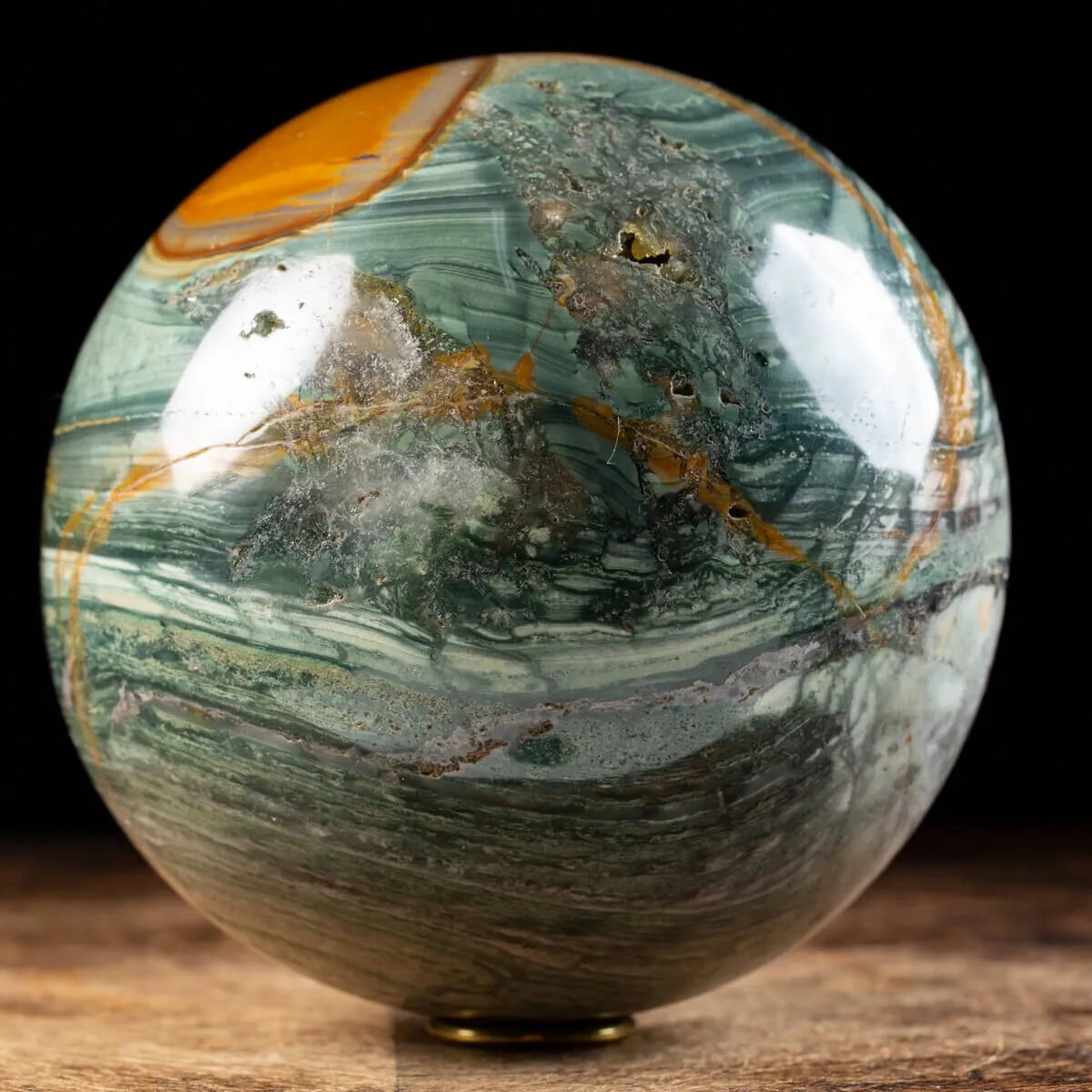 Sfera in Agata policromo