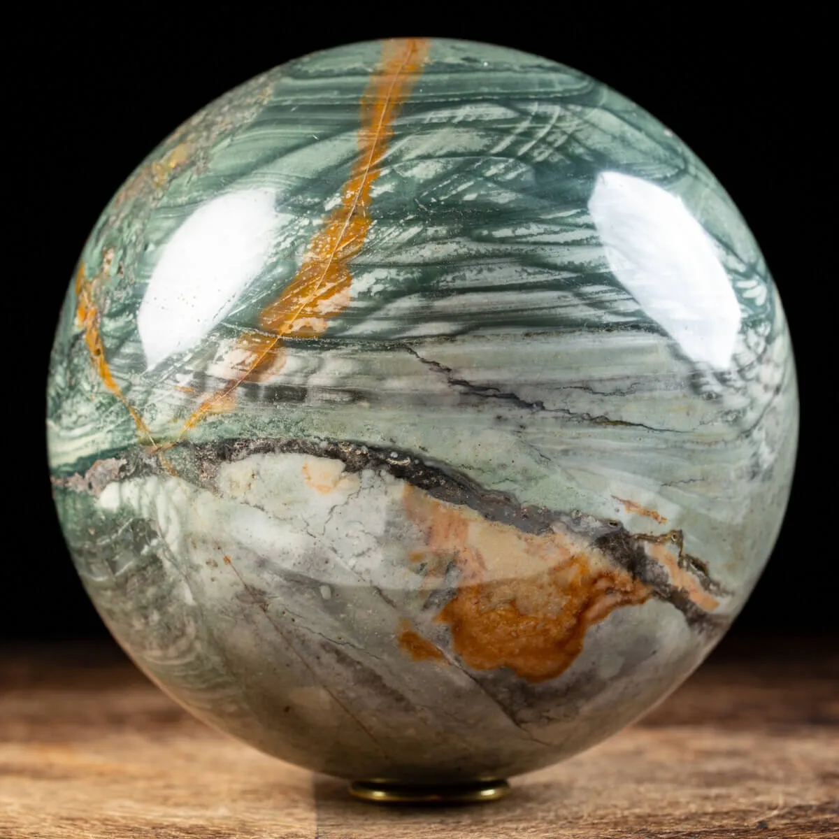 Sfera in Agata policromo