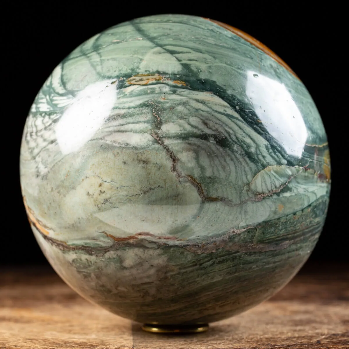 Sfera in Agata policromo