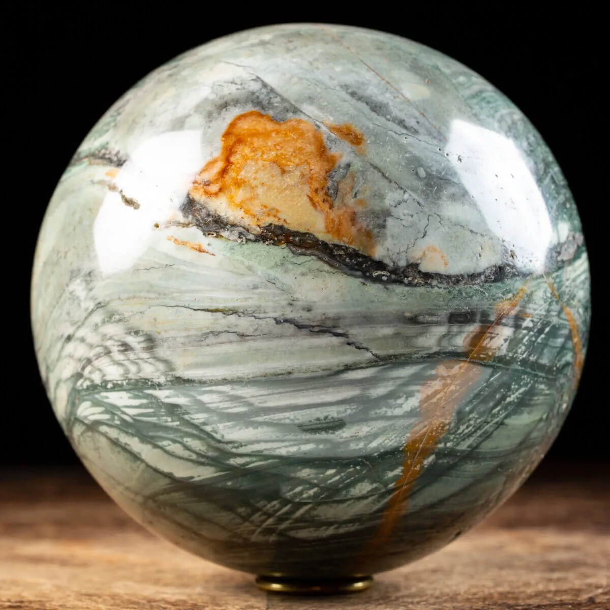 Sfera in Agata policromo