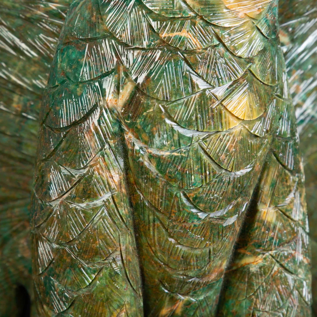 Bellissima Ara Verde su Drusa di Ametista.
