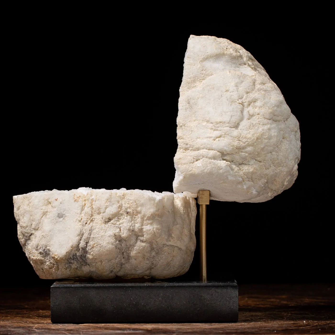 Geode Calcite su Marmo