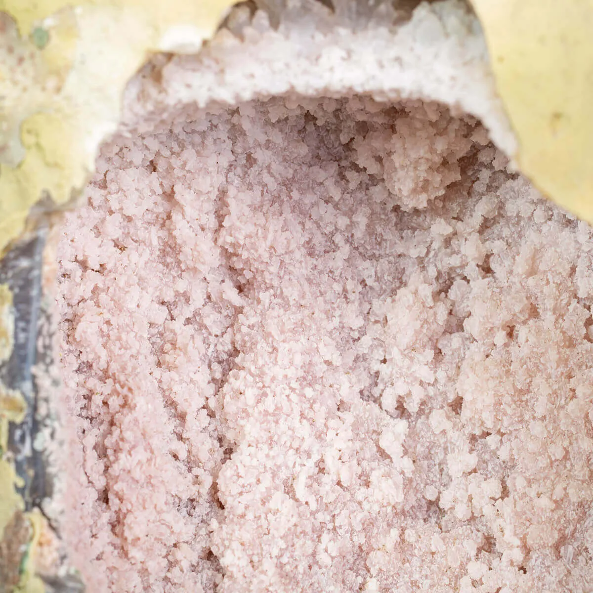 Particolarissimo Geode di Quarzo Ametista: Una Meraviglia Geologica a Doppia Formazione.