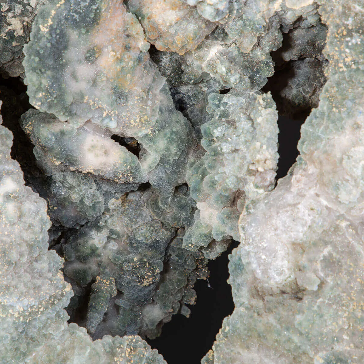 Spettacolare  Geode di Calcedonio verde