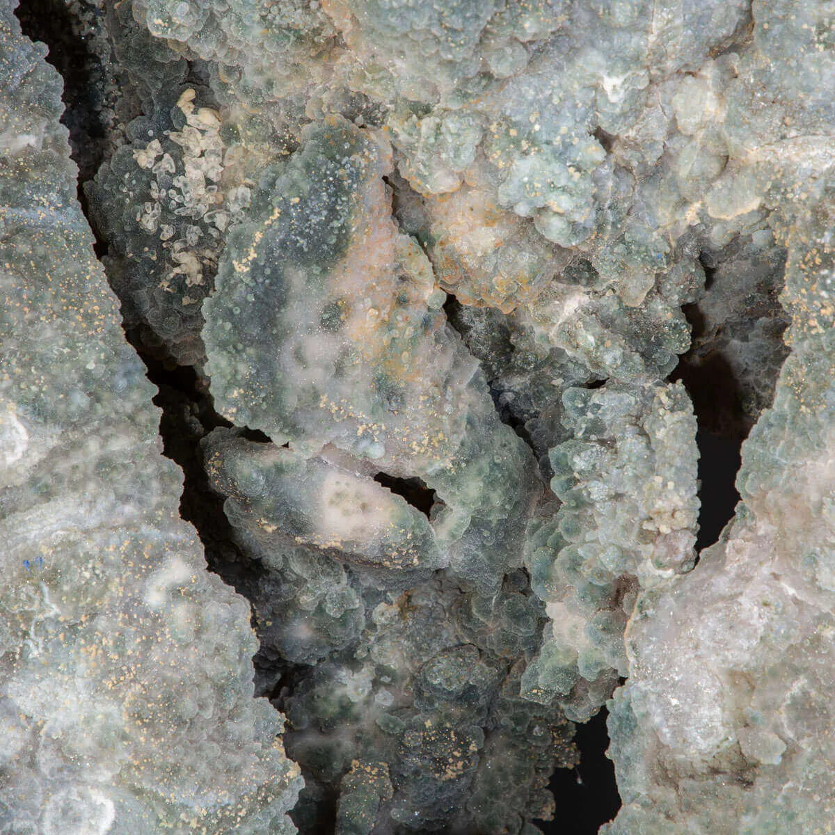 Spettacolare  Geode di Calcedonio verde