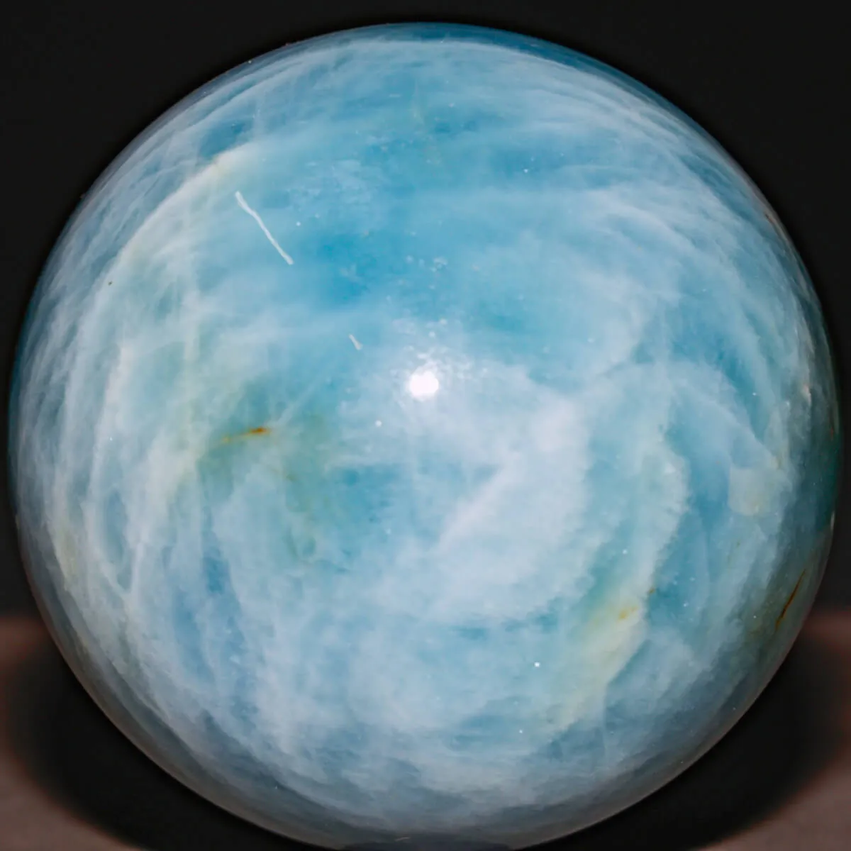 Sfera di Acquamarina dal Pakistan.