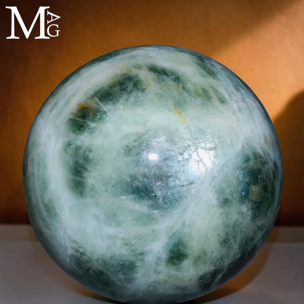 Rara Sfera in Berillo Verde, varietà Acquamarina – Pakistan