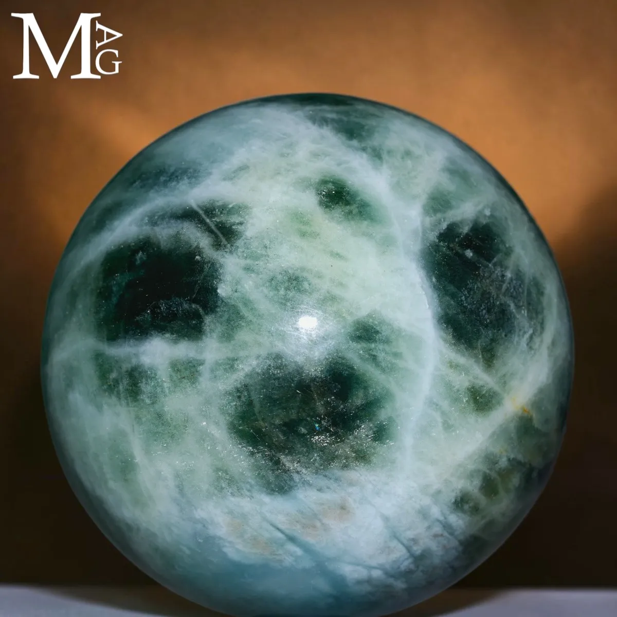 Rara Sfera in Berillo Verde, varietà Acquamarina – Pakistan