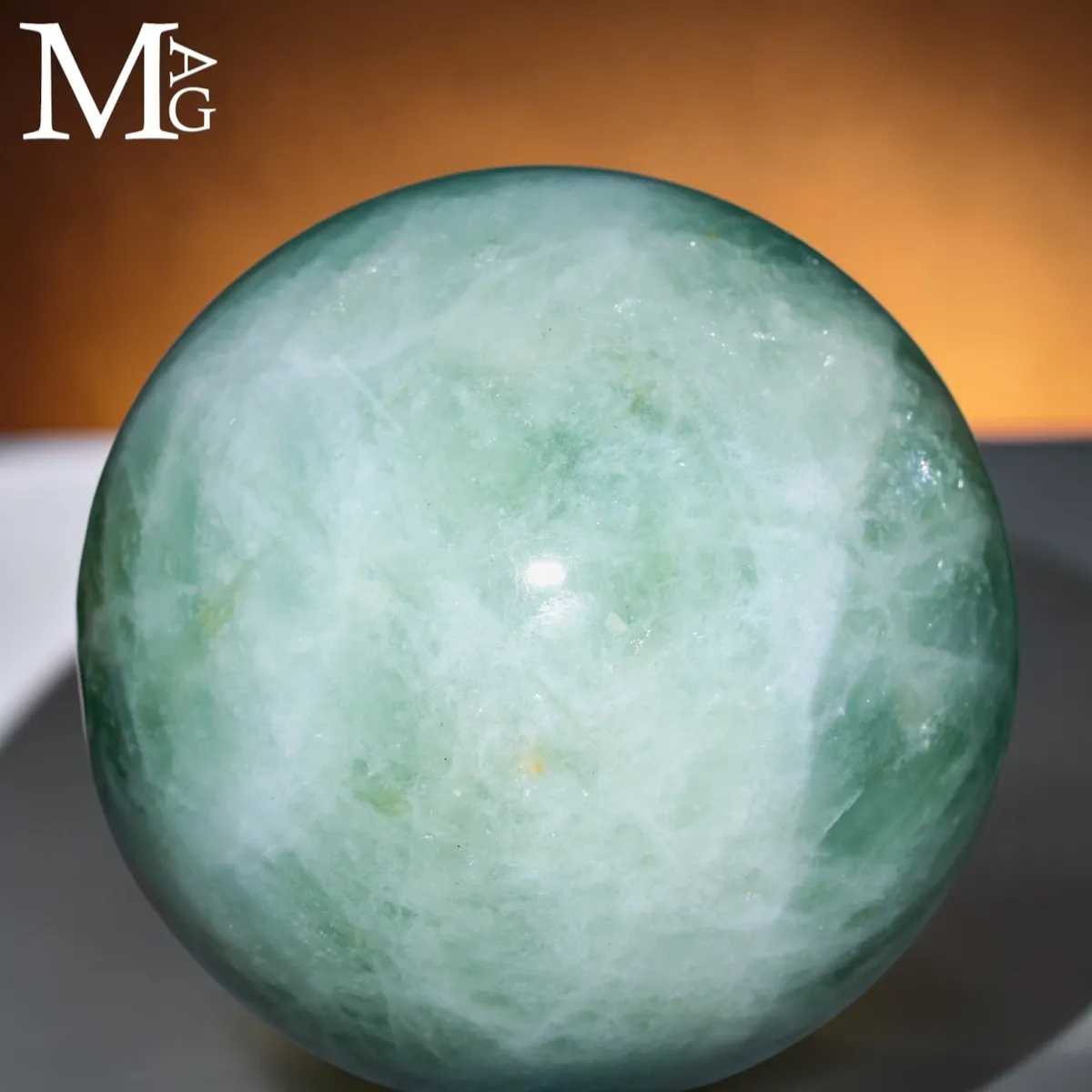 Rara Sfera in Berillo Verde, varietà Acquamarina – Pakistan