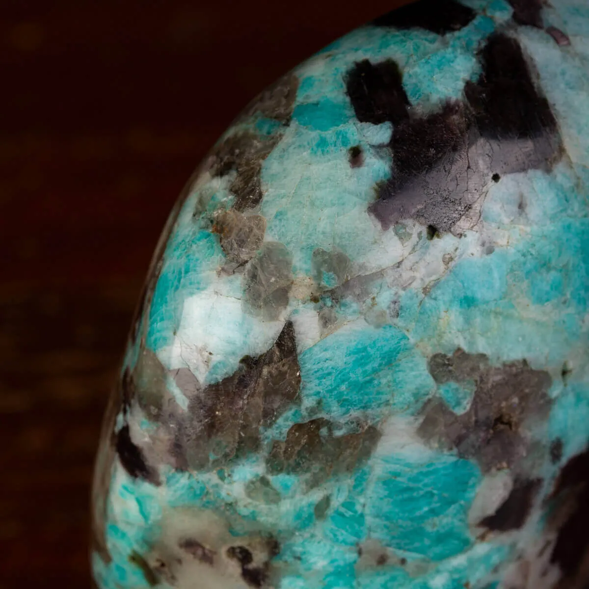 Amazonite, Quarzo Fumé e Lepidolite in Forma Libera.