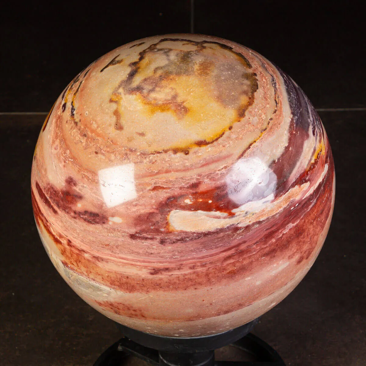 Spettacolare Grande Sfera di Ametista Rosa