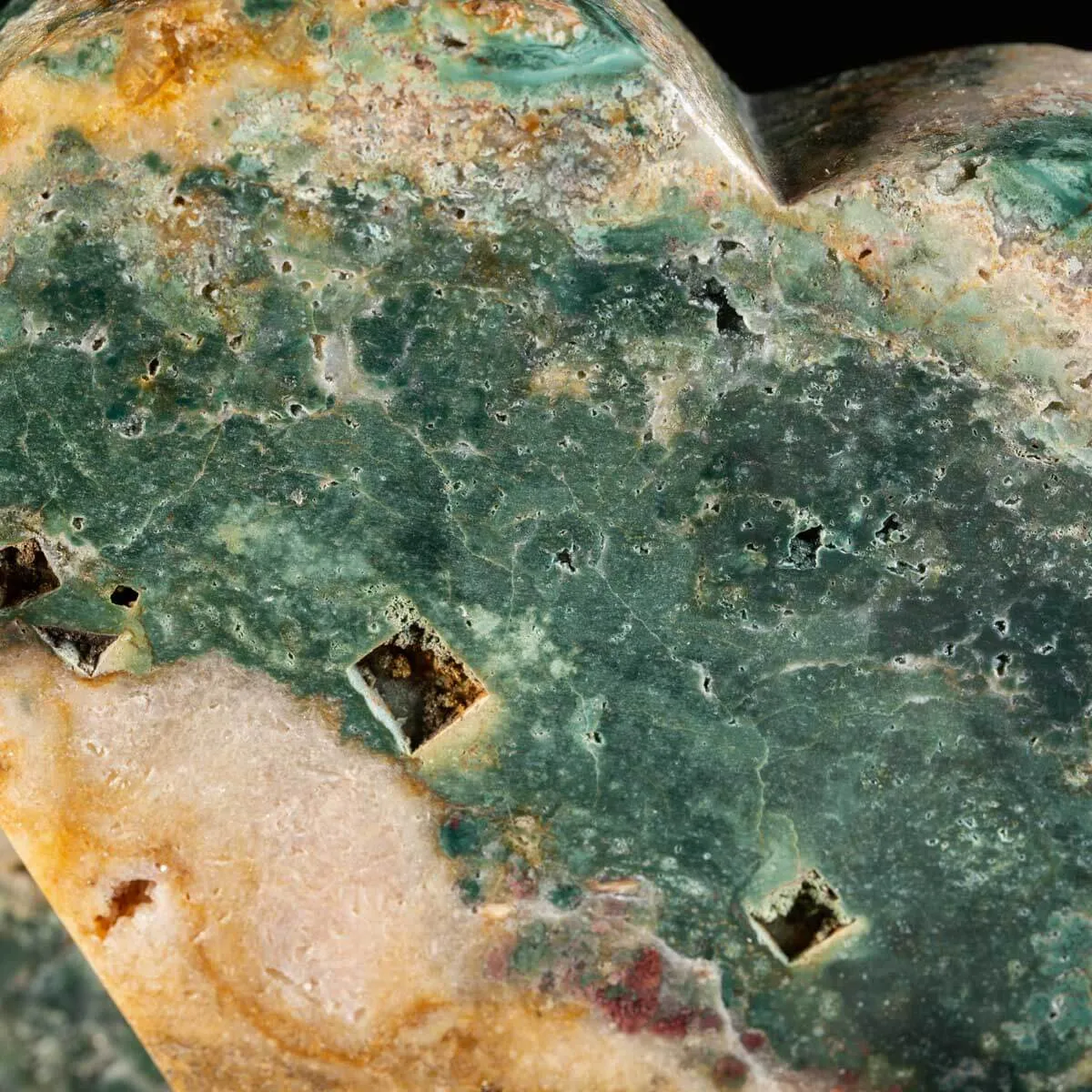 Coppia di Cuori di Ametista Rosa e verde - L'Armonia dei Cuori Uniti: