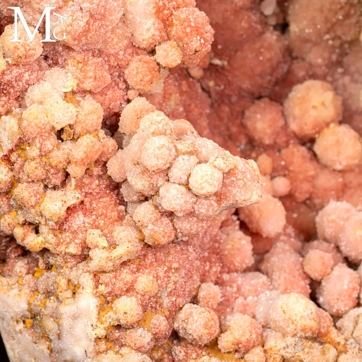 Raro Geode di Ametista Rosa Botrioidale - La Grotta delle Rose