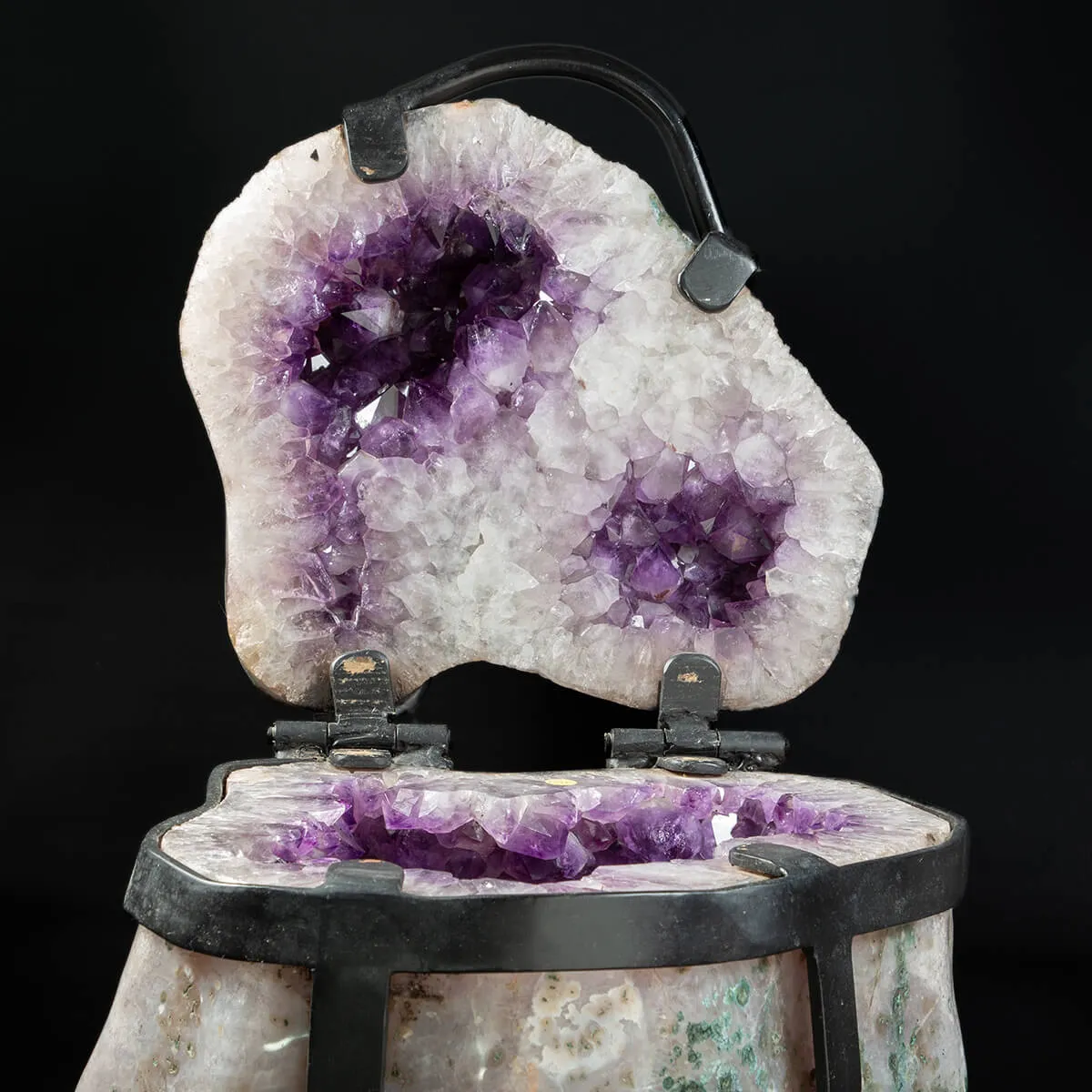 Geode Ametista Sezionata