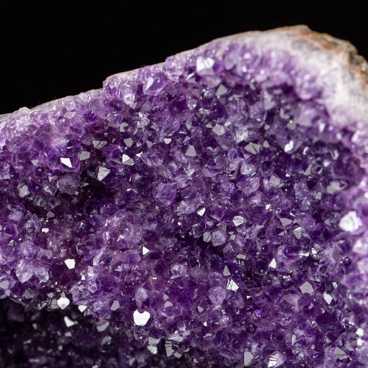 Geode Ametista con Quarzo