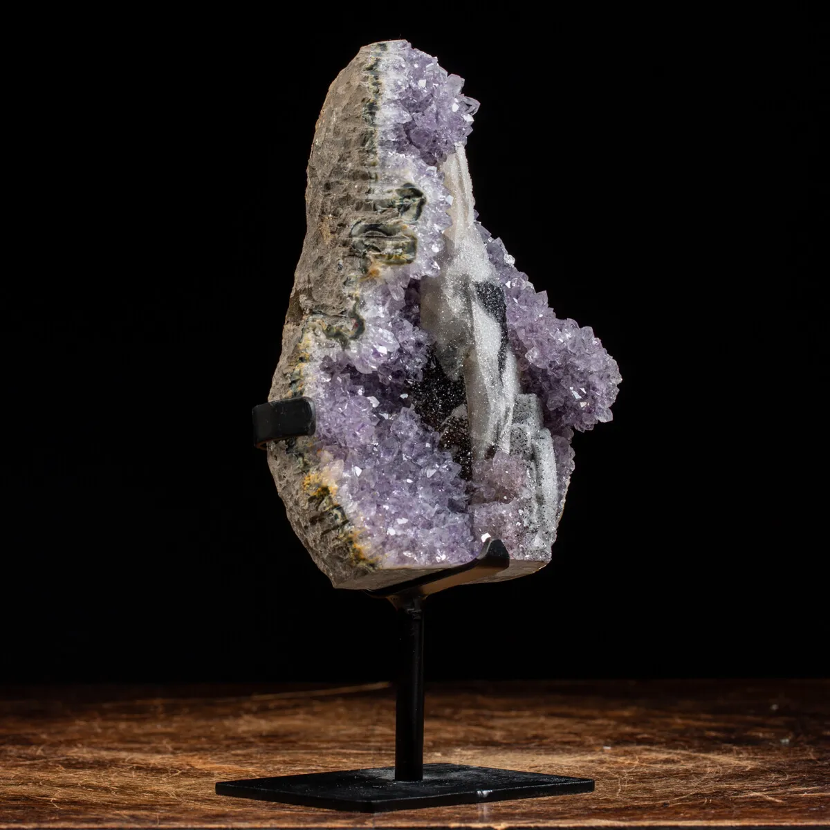 Geode Ametista con Calcedonio