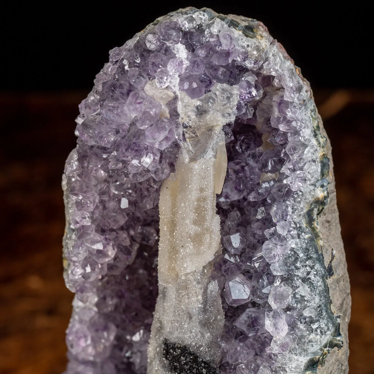Geode Ametista con Calcedonio