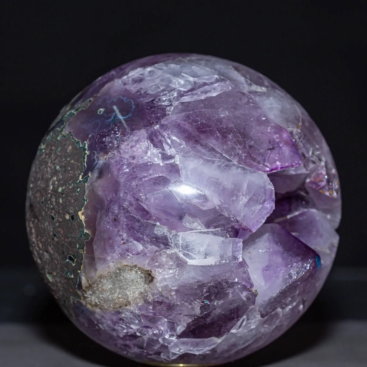 Sfera di Quarzo Ametista: Cristalli e Geode.