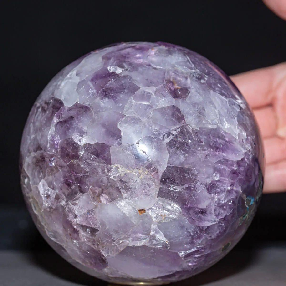 Sfera di Quarzo Ametista: Cristalli e Geode.