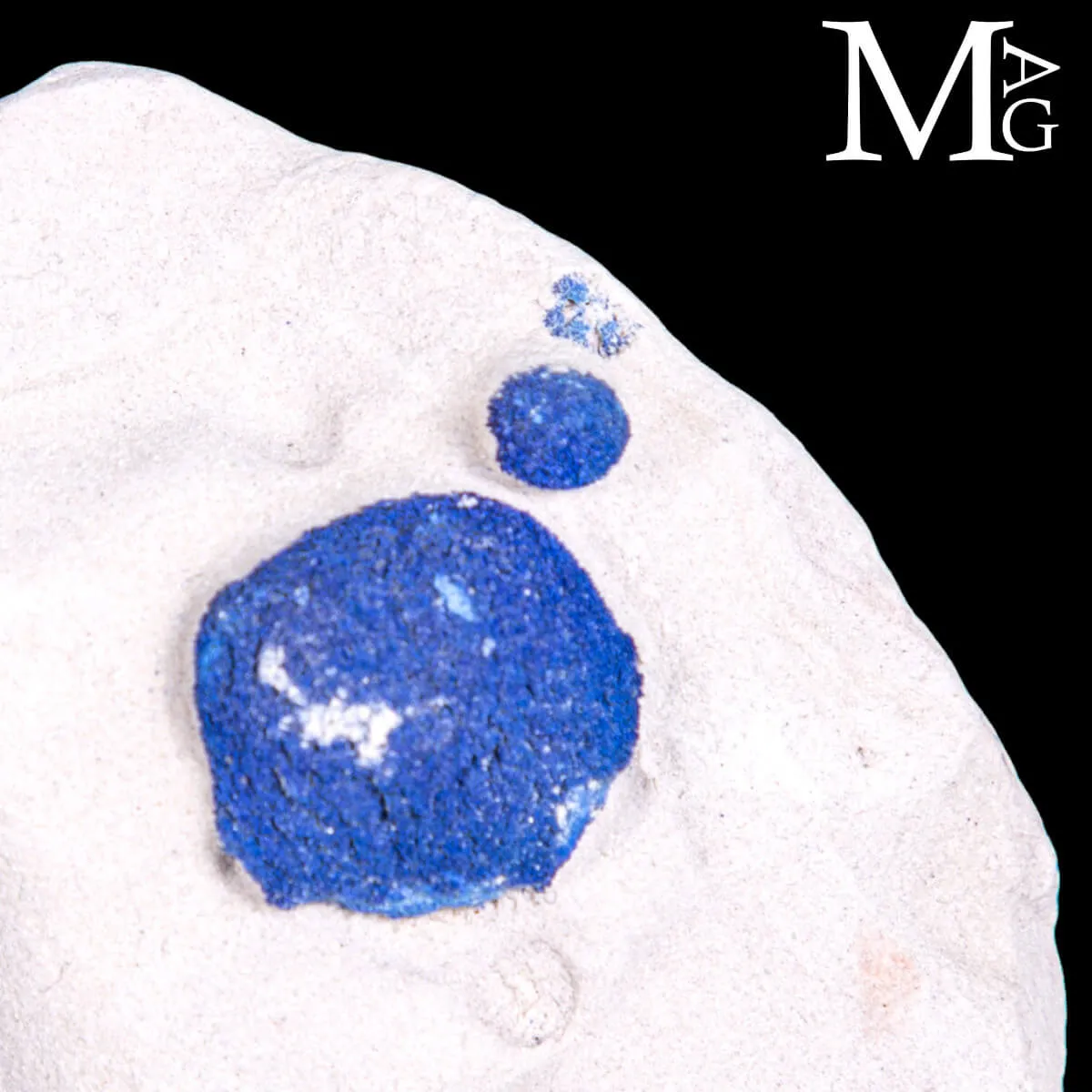 Azzurrite Sun su matrice di Caolinite – Australia