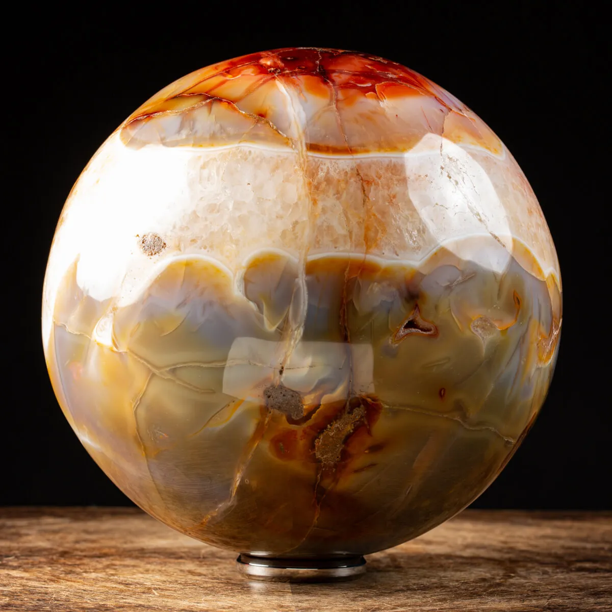 Sfera in Corniola e Agata