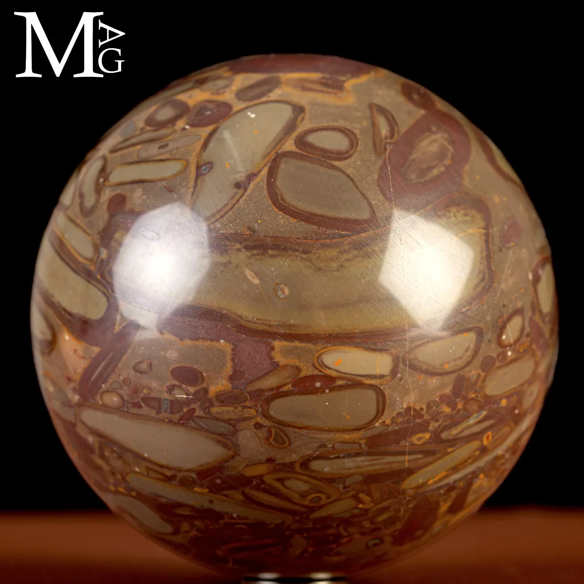 Ajooba Fruit Jasper – Diaspro Conglomeratico Silicizzato