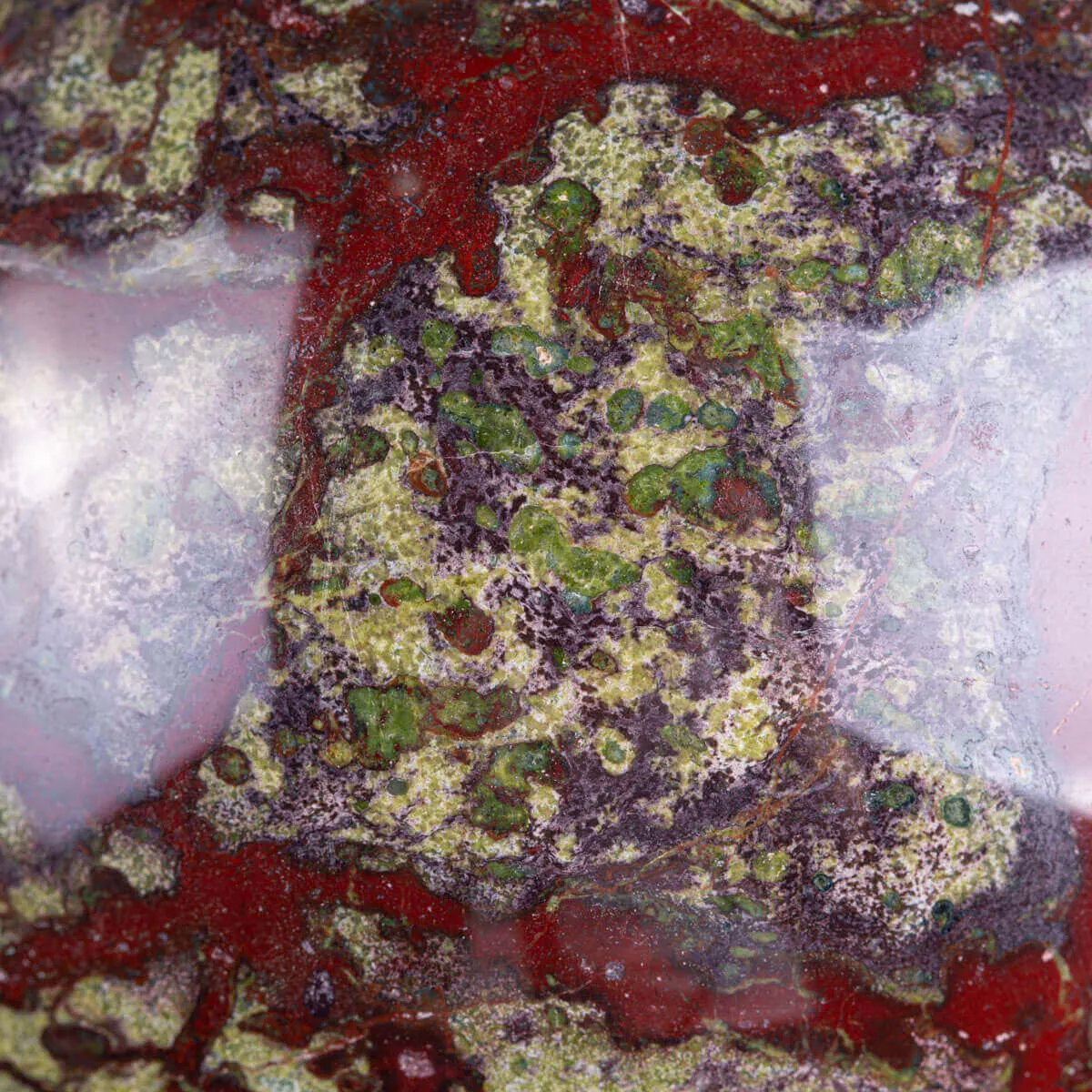Sfera di Dragon Blood Jasper