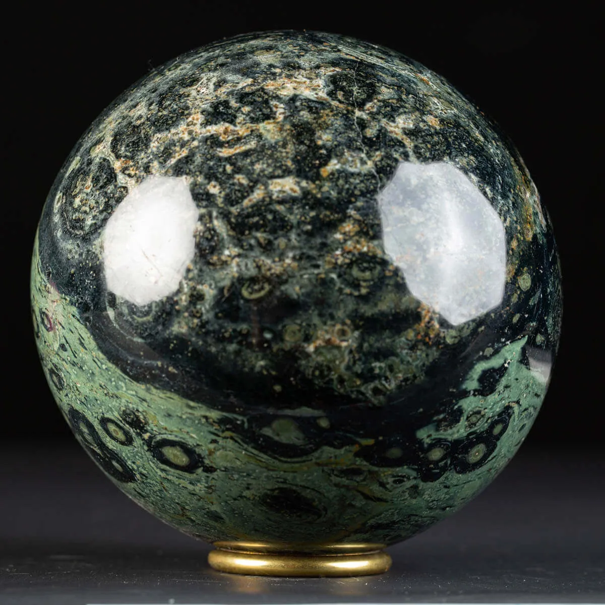 Sfera in Diaspro Kambaba