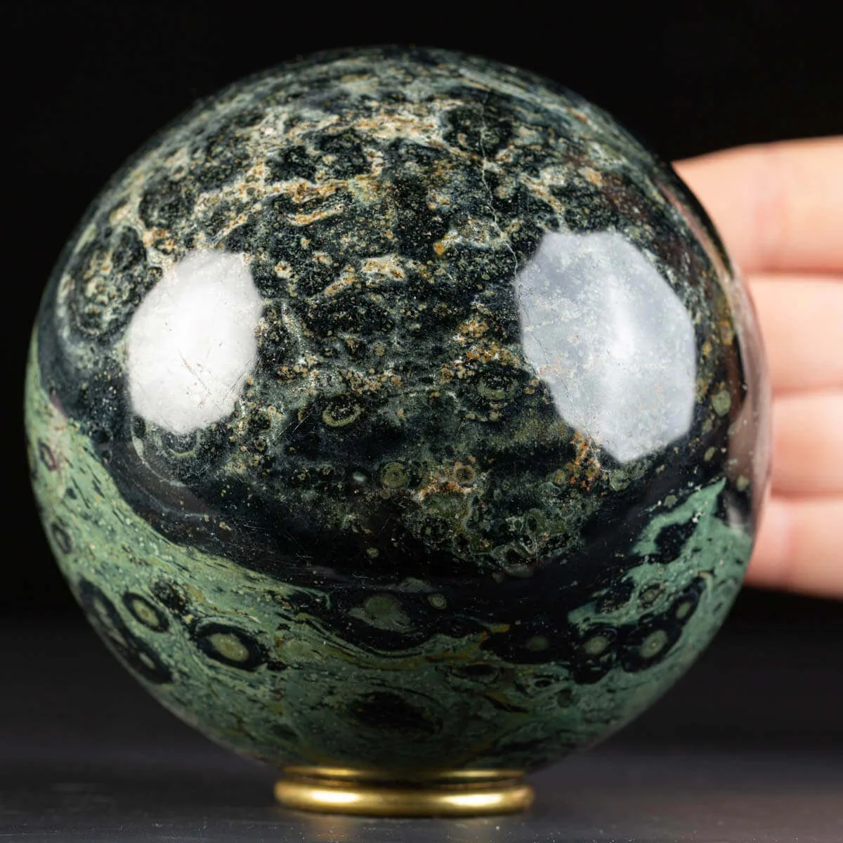 Sfera in Diaspro Kambaba