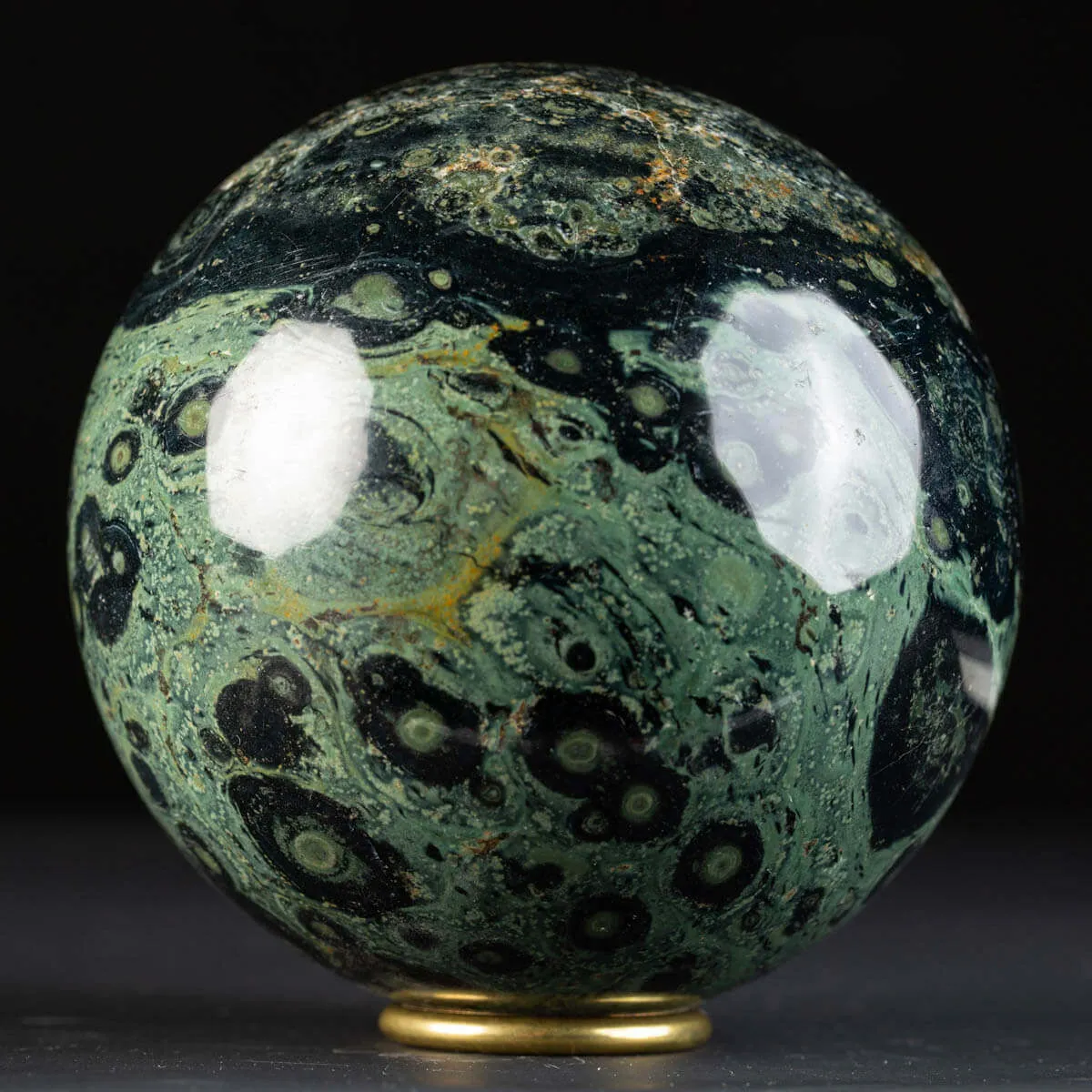 Sfera in Diaspro Kambaba