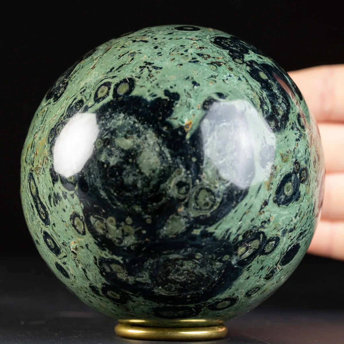 Sfera in Diaspro Kambaba