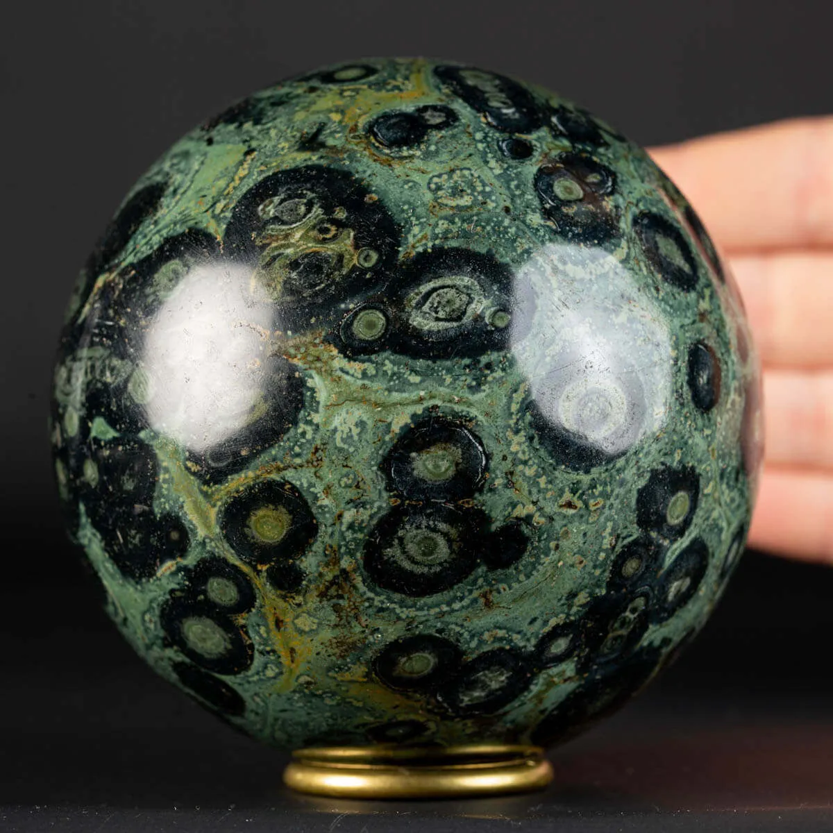 Sfera in Diaspro Kambaba