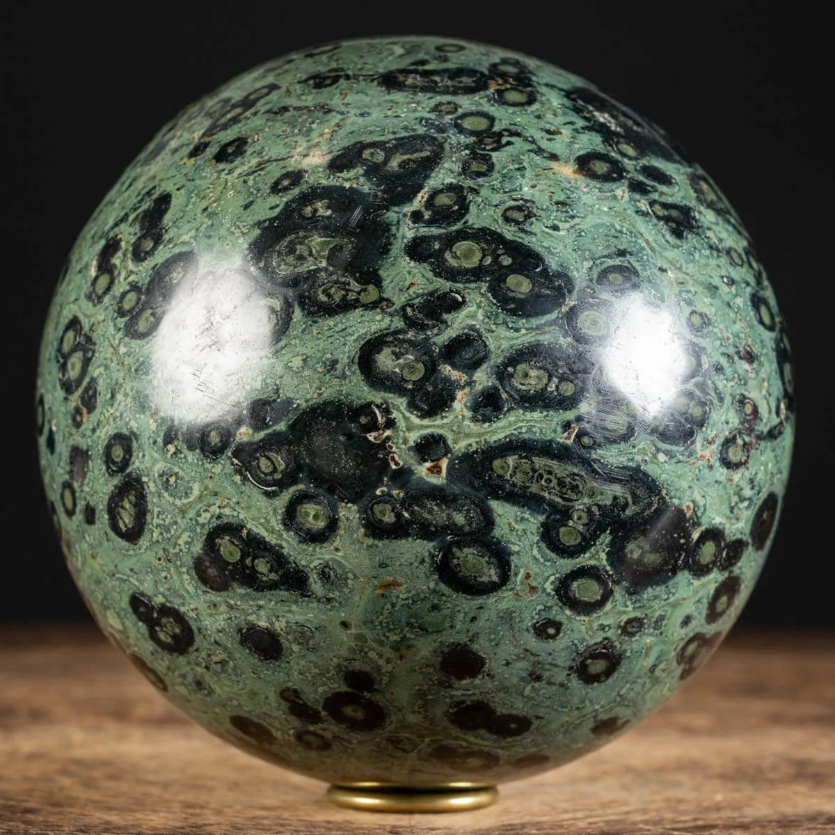Sfera in Diaspro Kambaba