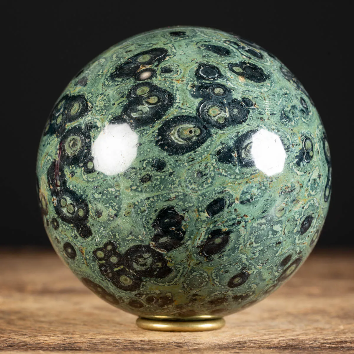 Sfera in Diaspro Kambaba