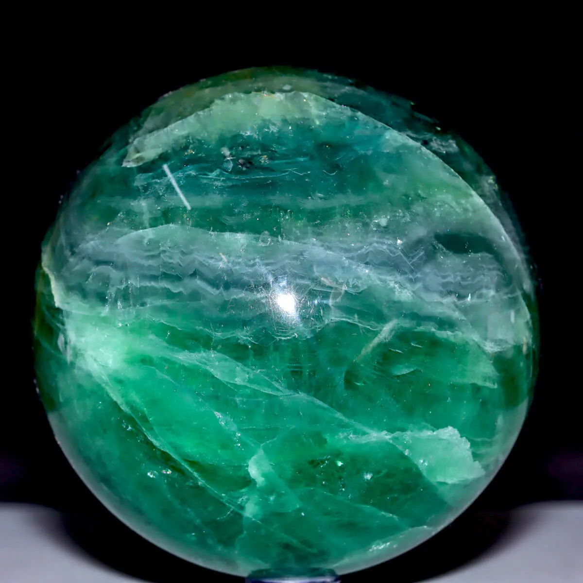 Sfera di Fluorite Verde – Cristallo.