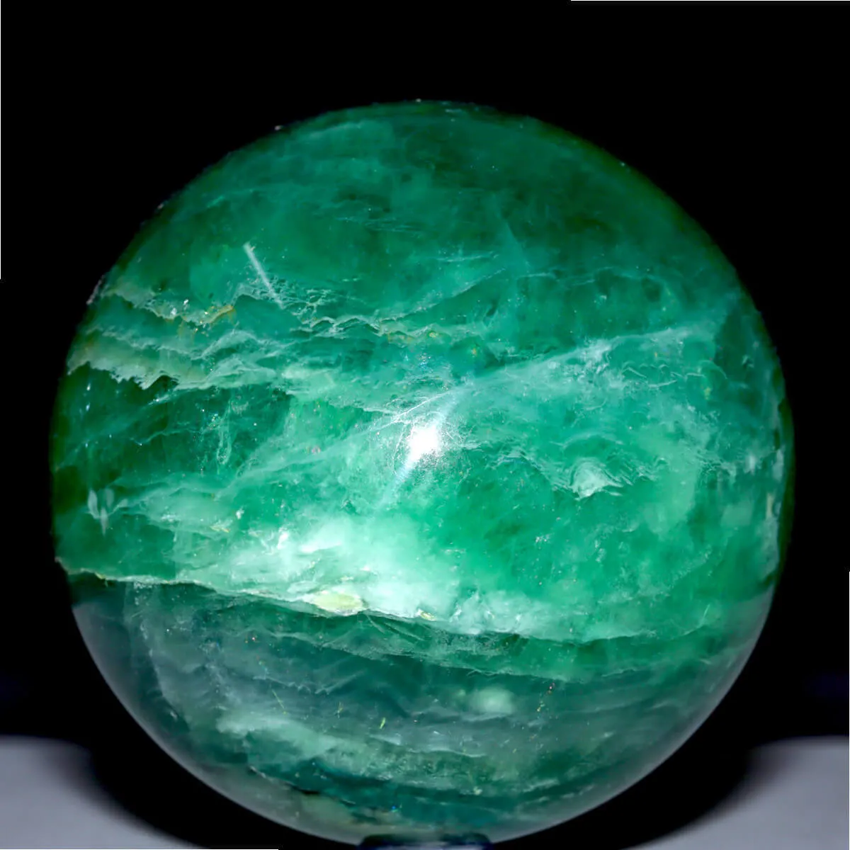 Sfera di Fluorite Verde – Cristallo.