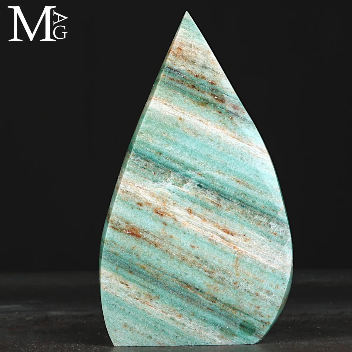 Fiamma in Fuchsite Naturale.