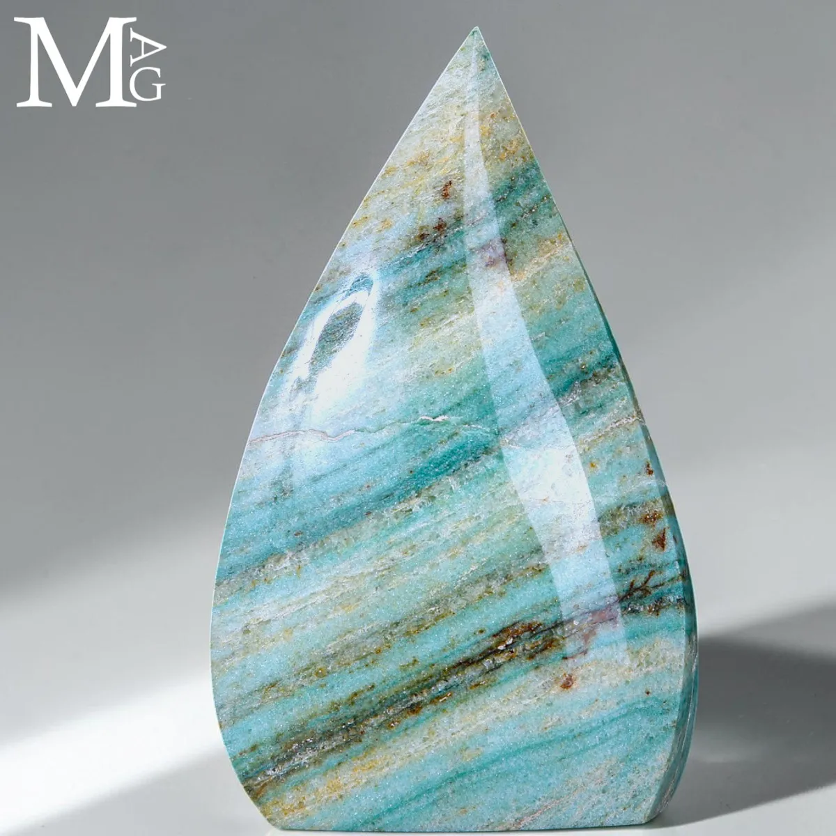 Fiamma in Fuchsite Naturale.