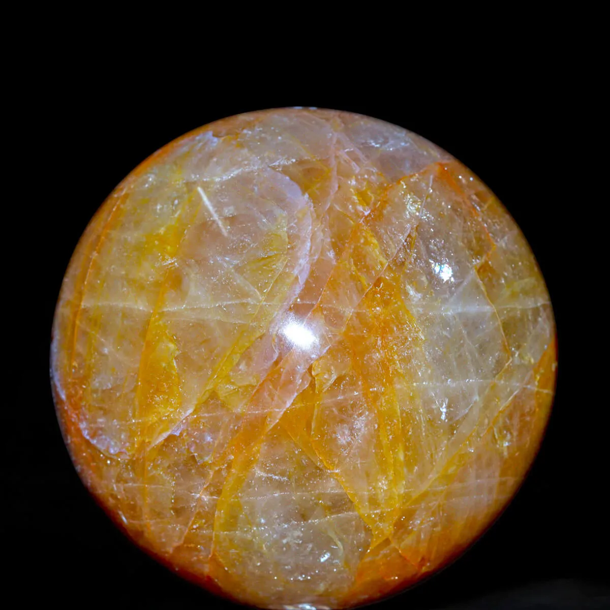 Sfera in Golden Healer (Quarzo Hematoide).