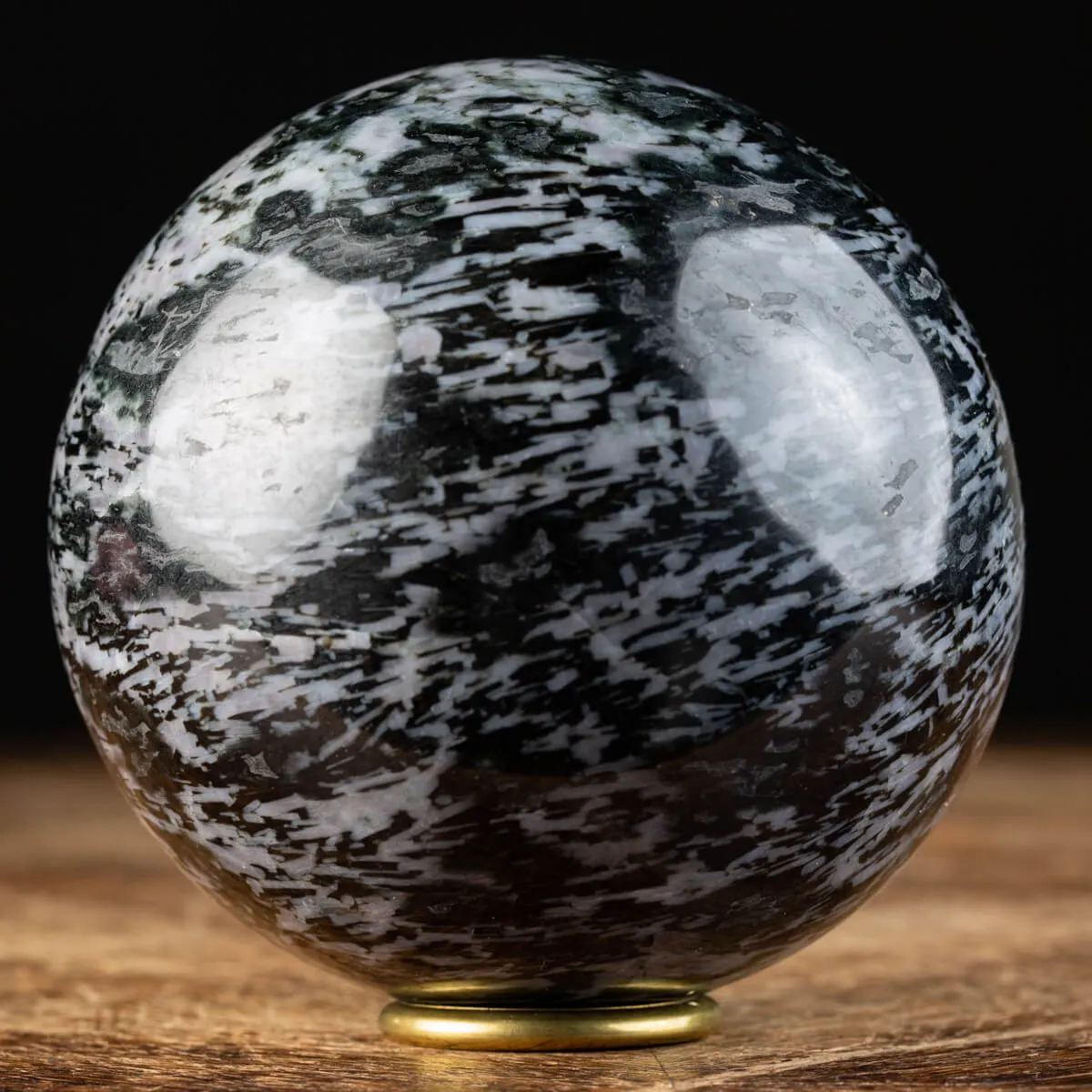 Sfera in Indigo Gabbro