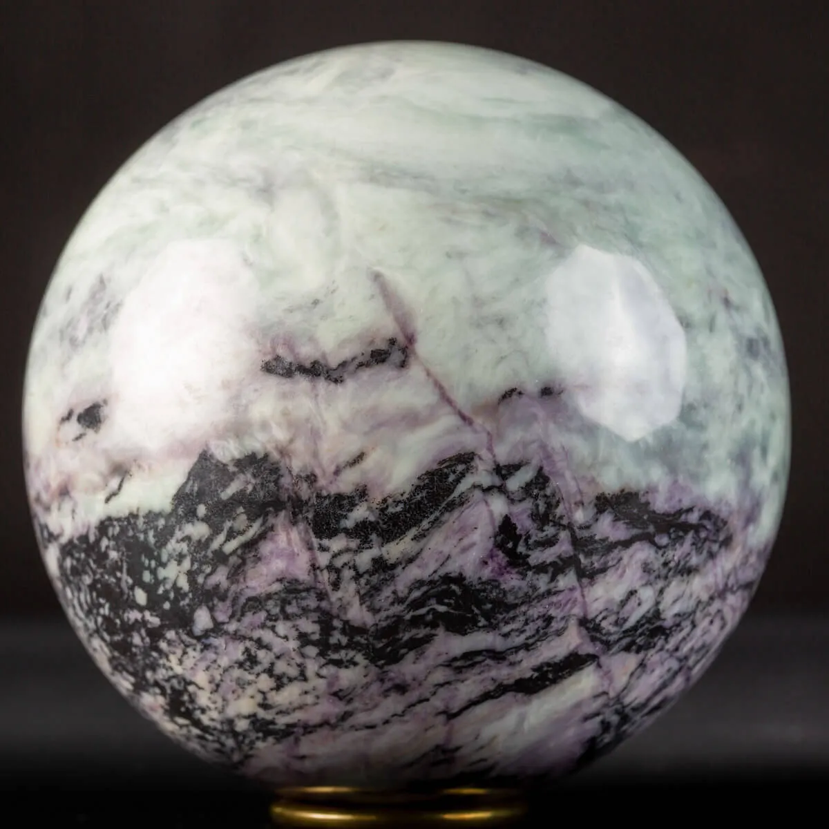Rara Sfera di Kammererite della Miniera di Sarany.