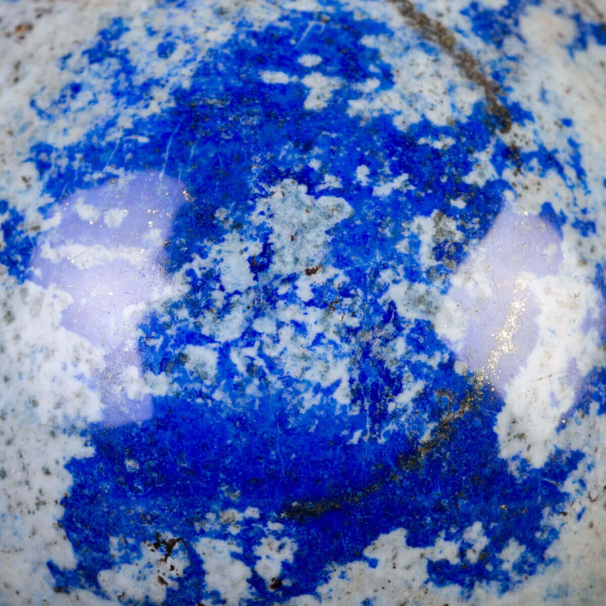Sfera di lapislazzuli "Pianeta Blue"