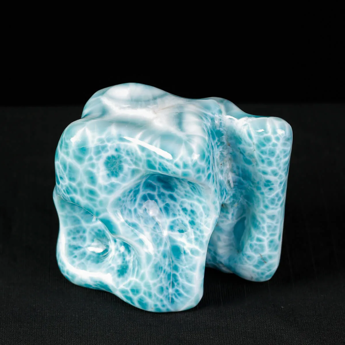 Splendido Larimar dei Caraibi-  Un Esemplare di Straordinaria Bellezza.
