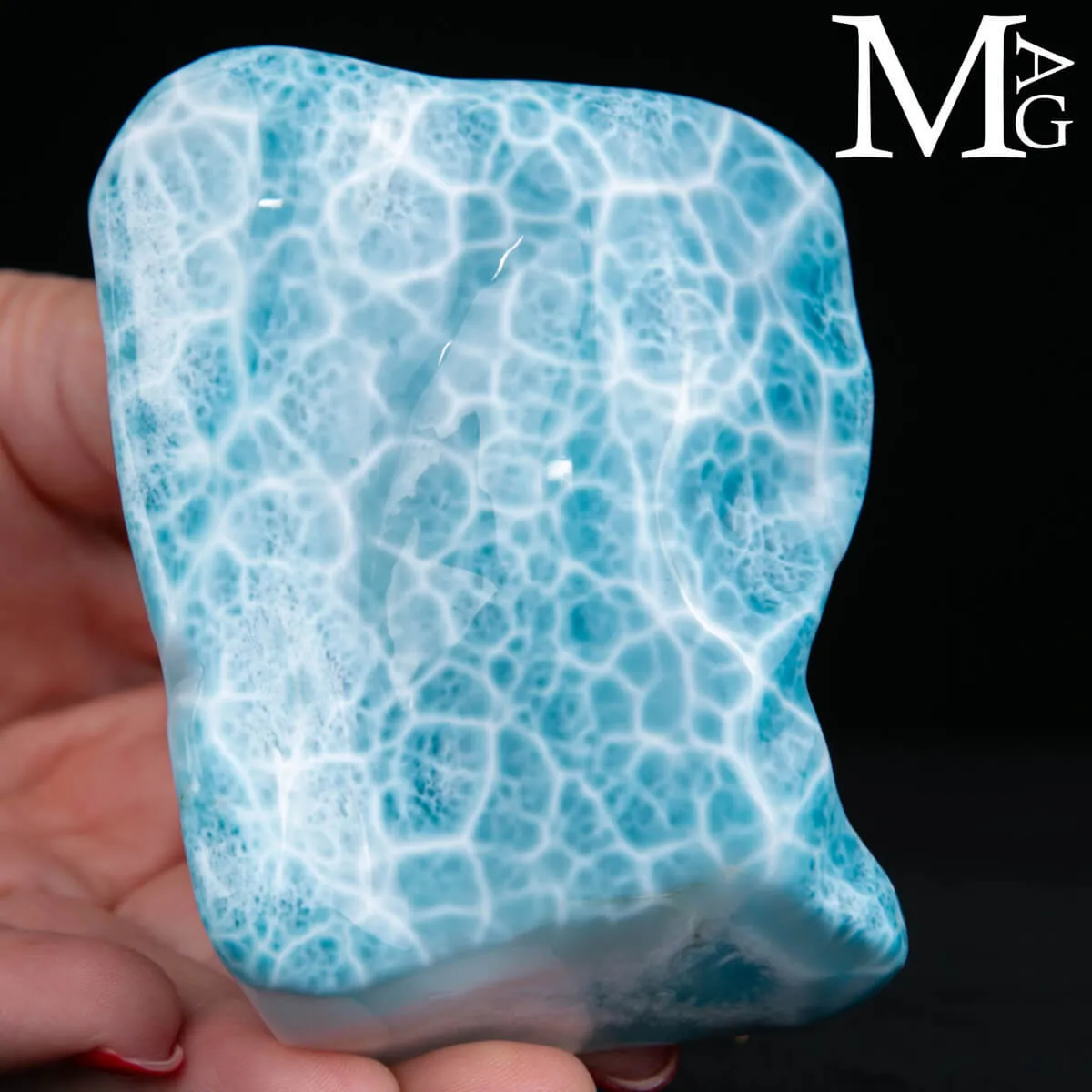 Larimar extra – Qualità gemma, Repubblica Dominicana.