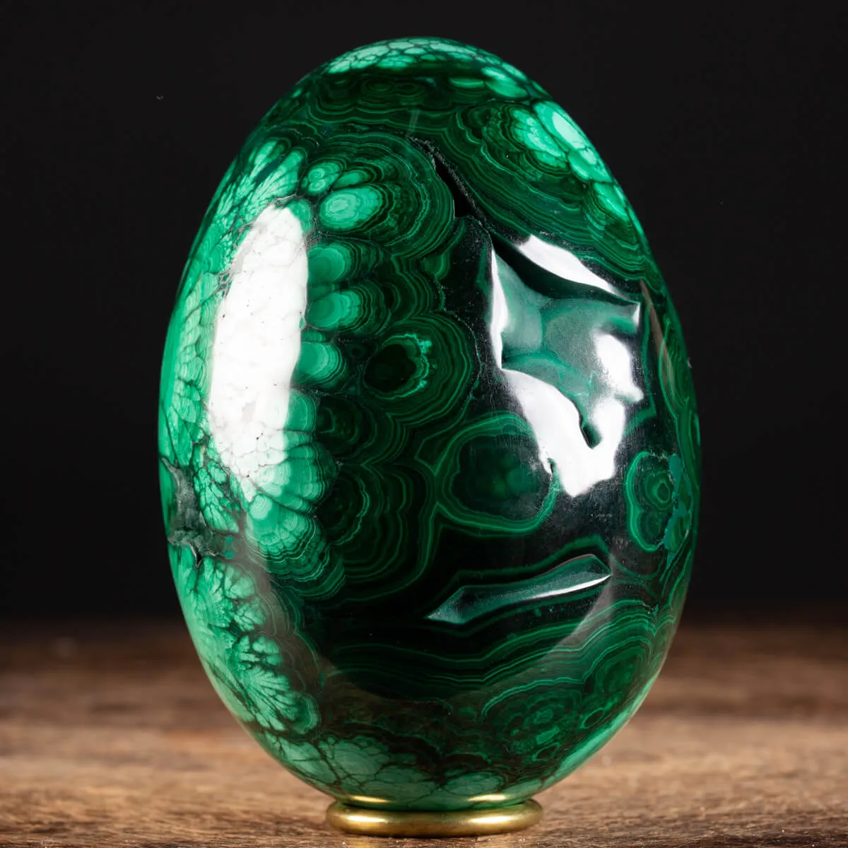 Uovo in Malachite