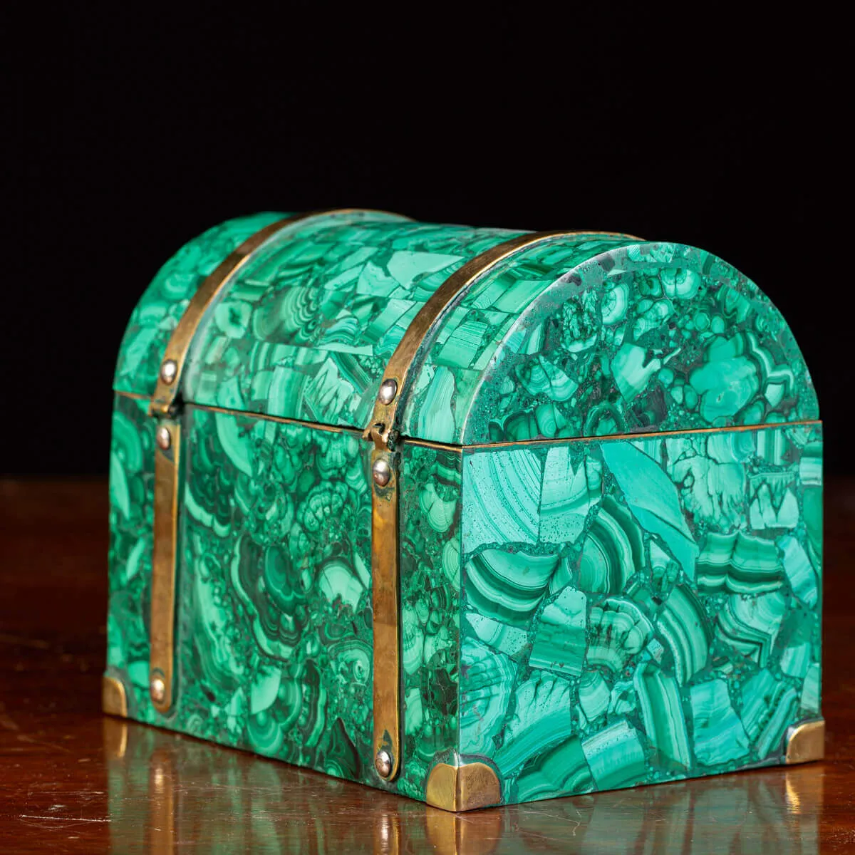 Vaso in Malachite