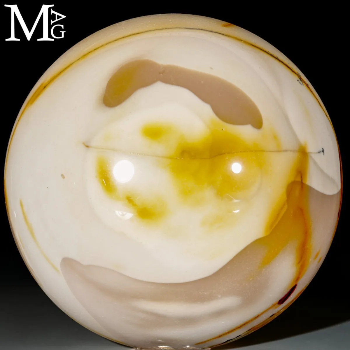 Sfera in Mookaite Giallo Crema – Australia