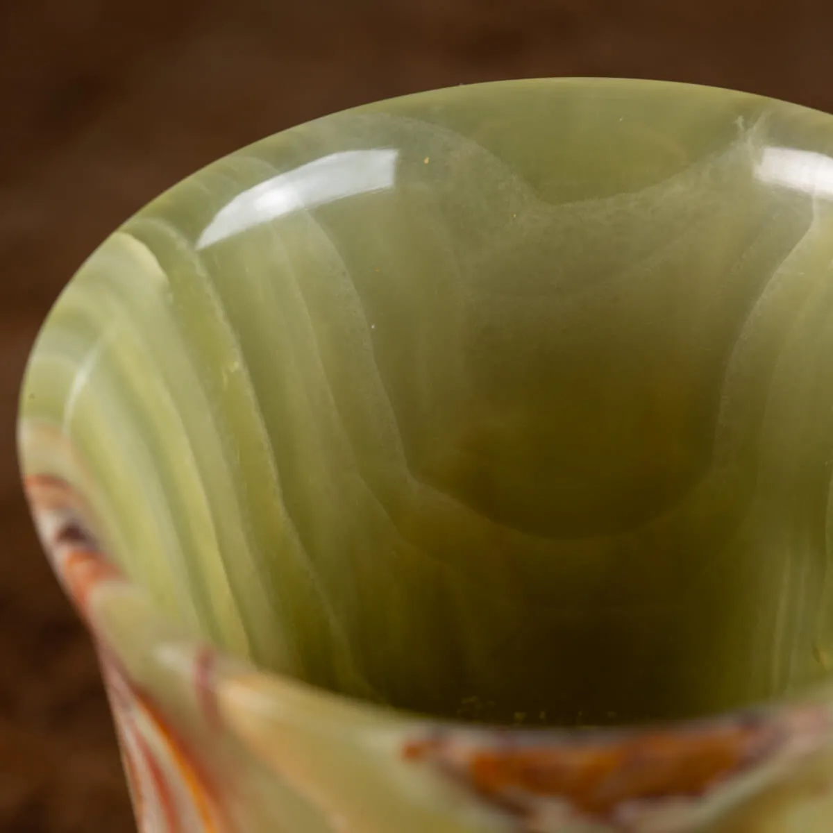 Calice in Onice verde