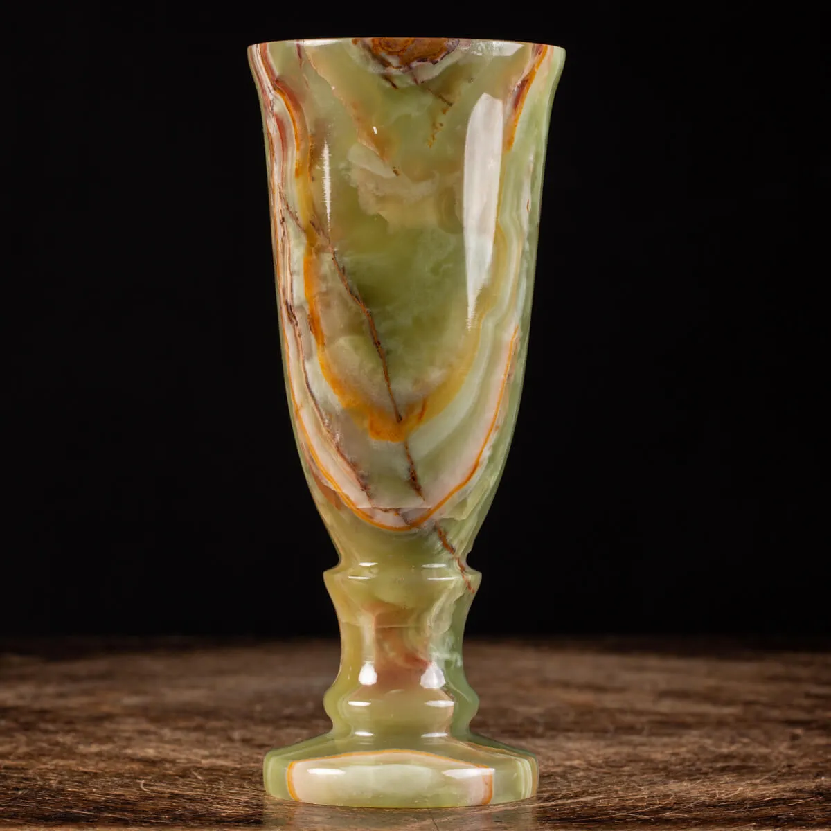 Calice in Onice verde